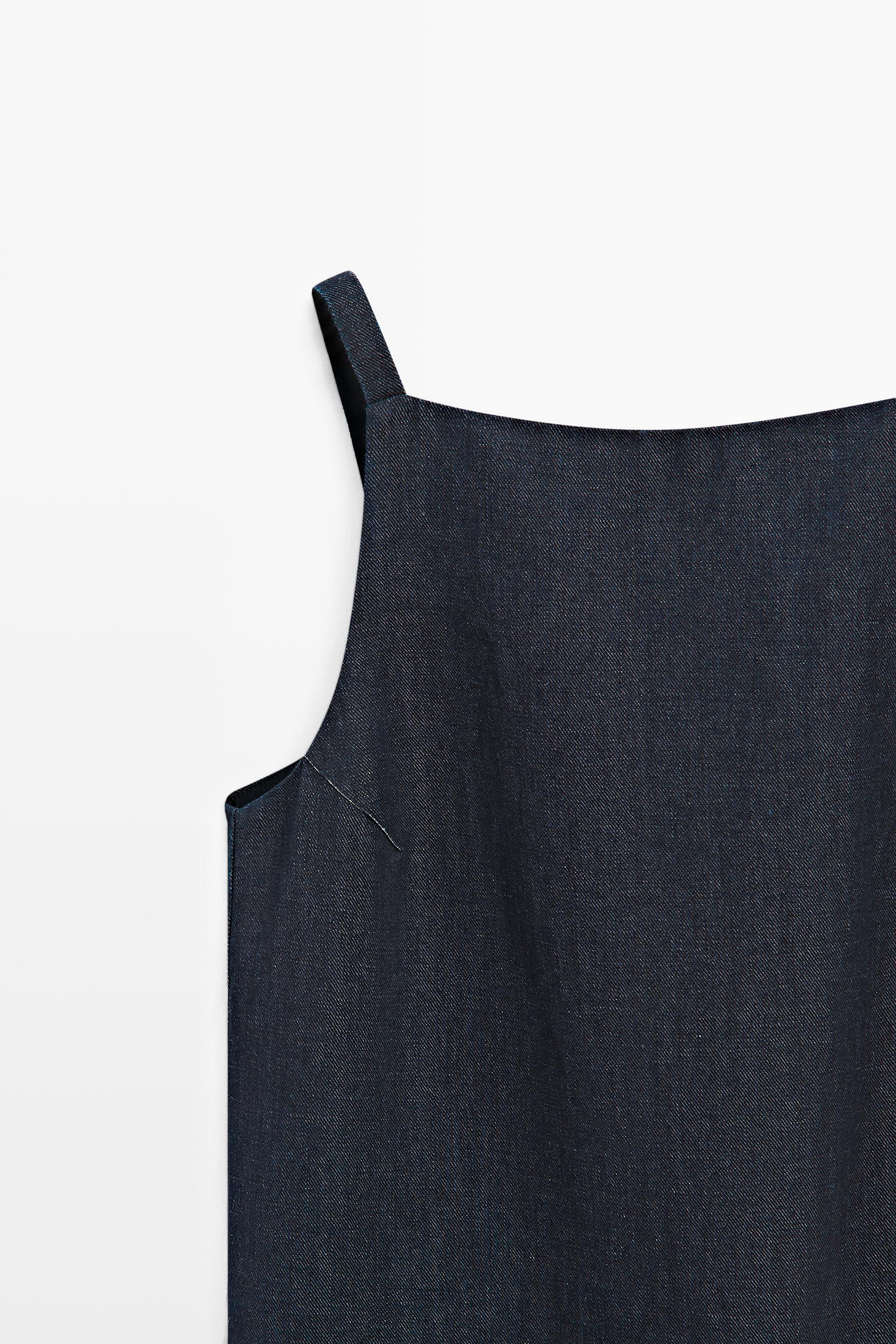Denim mini dress